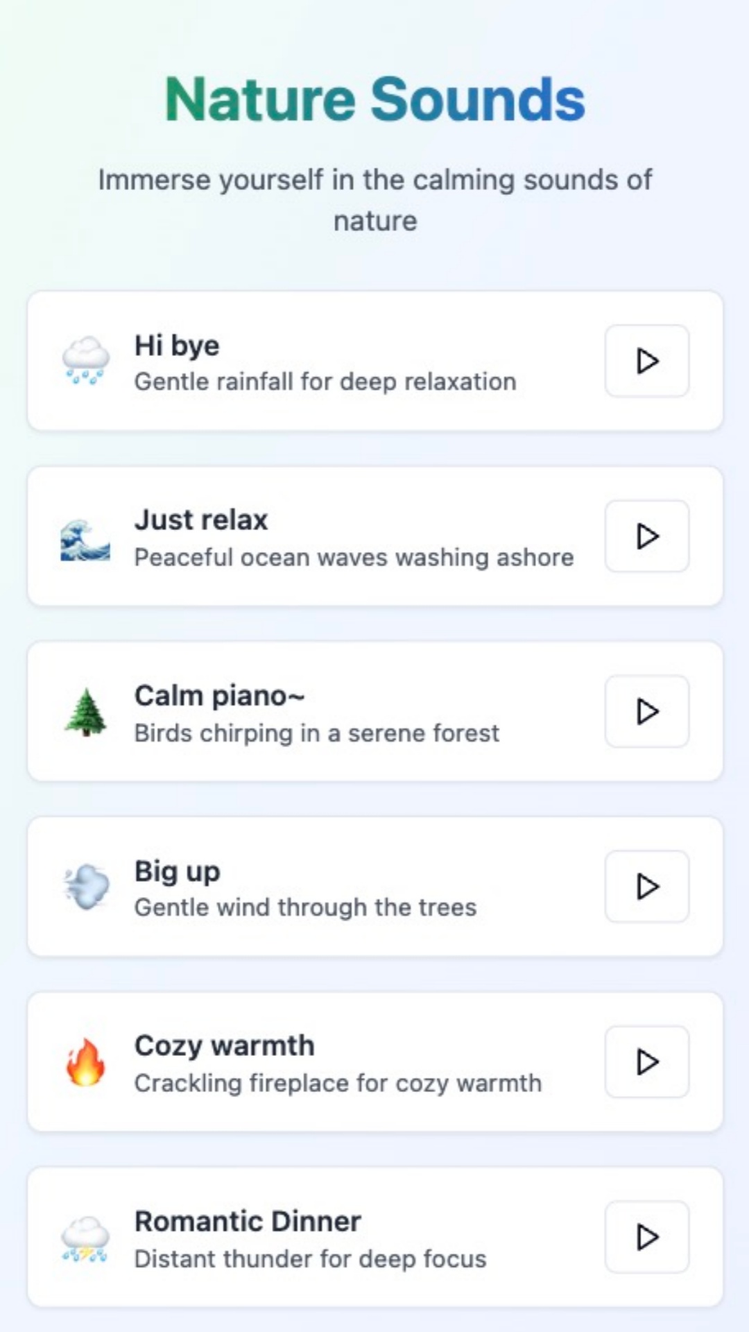 Sleep Music Screen